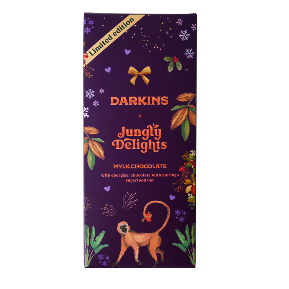 Mylk Chocolate with energize: chocolate with moringa superfood bar